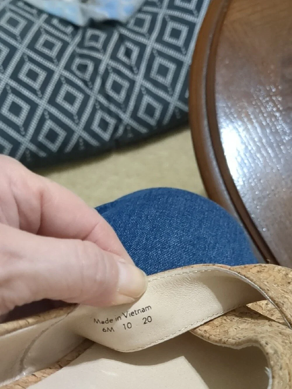 Jack Rogers Cork Crisscross Wedge Sandals - Natural